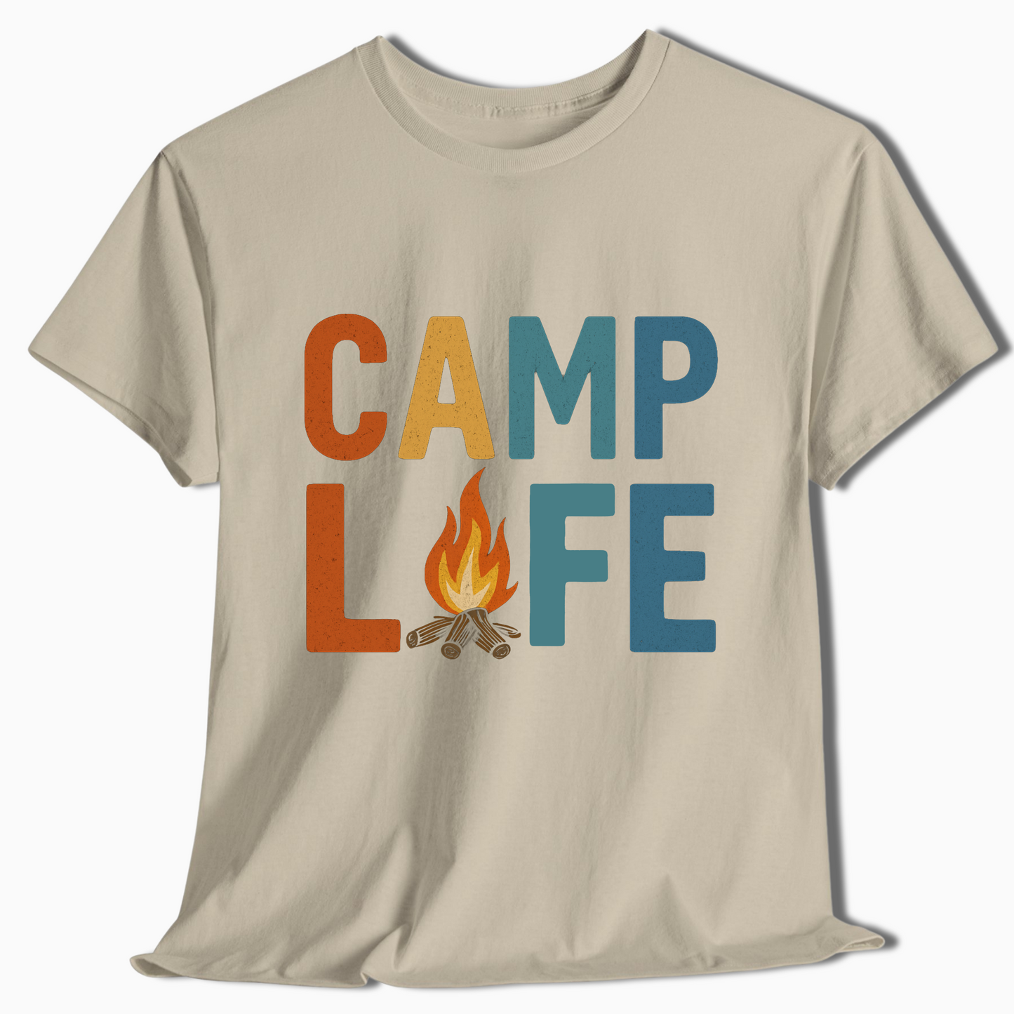 Camp Life Campfire T-Shirt - t438a25