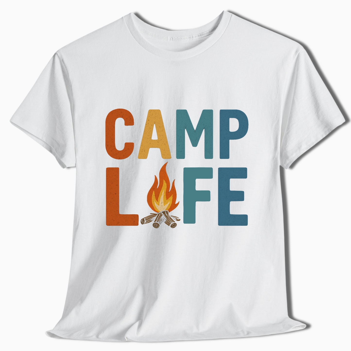 Camp Life Campfire T-Shirt - t438a25