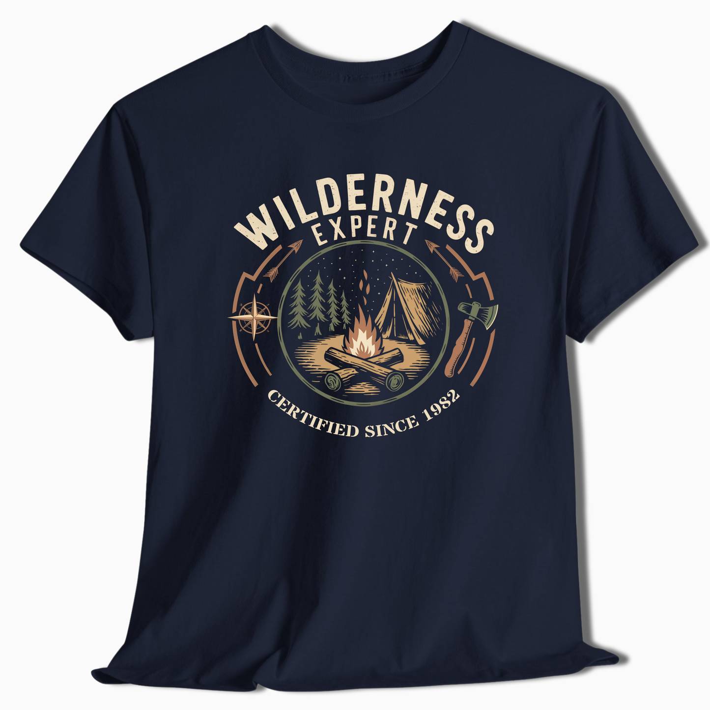 Wilderness Expert T-Shirt - Custom Camping Tee - t105a25