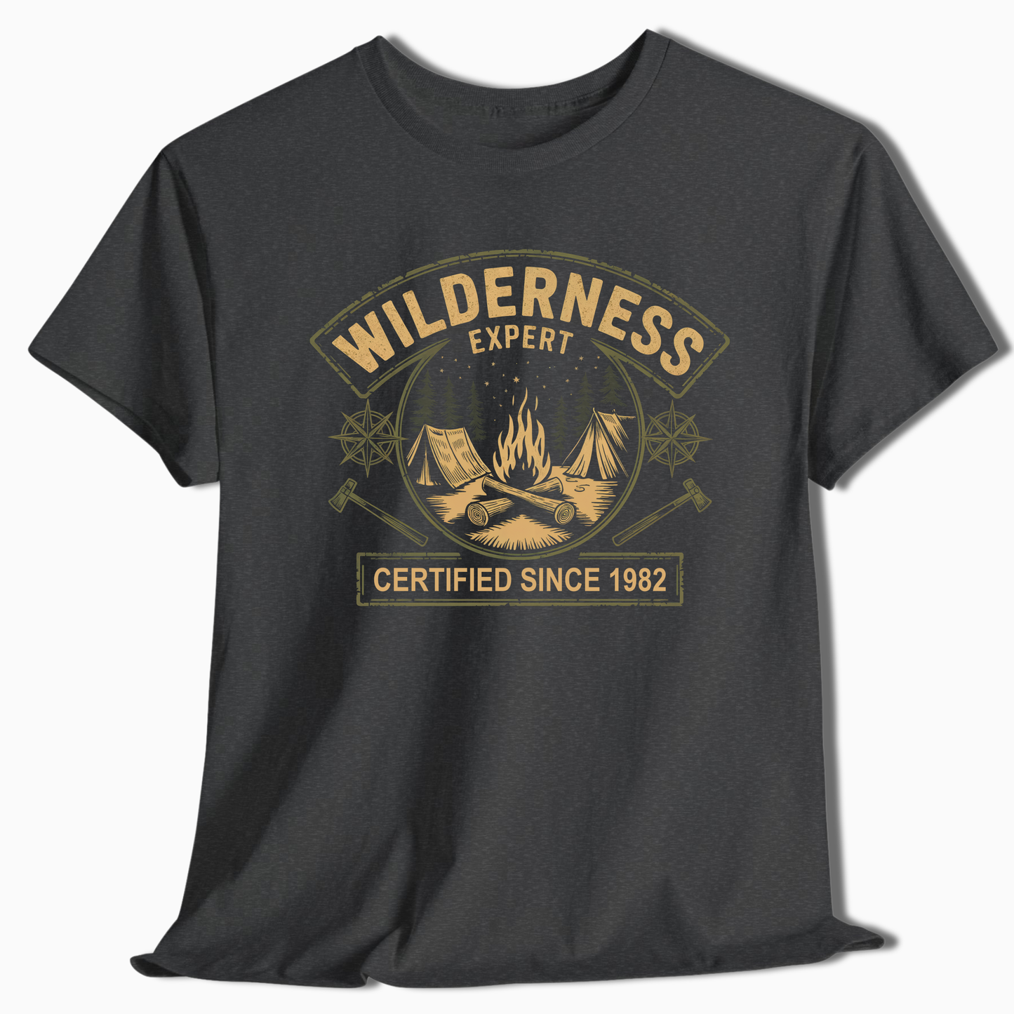 Personalized Wilderness Expert T-Shirt - Custom Camping Tee - t106a25