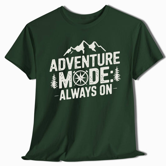 Adventure T-Shirt Adventure Mode Always On - t109a25