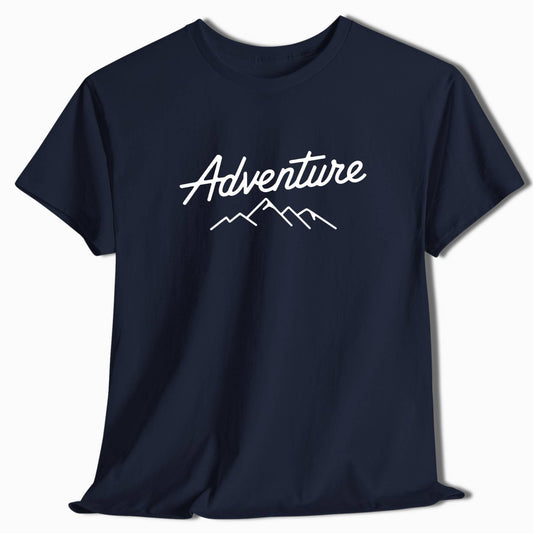 Hiking Shirt - Adventure Mountain Silhouettes - t10a25