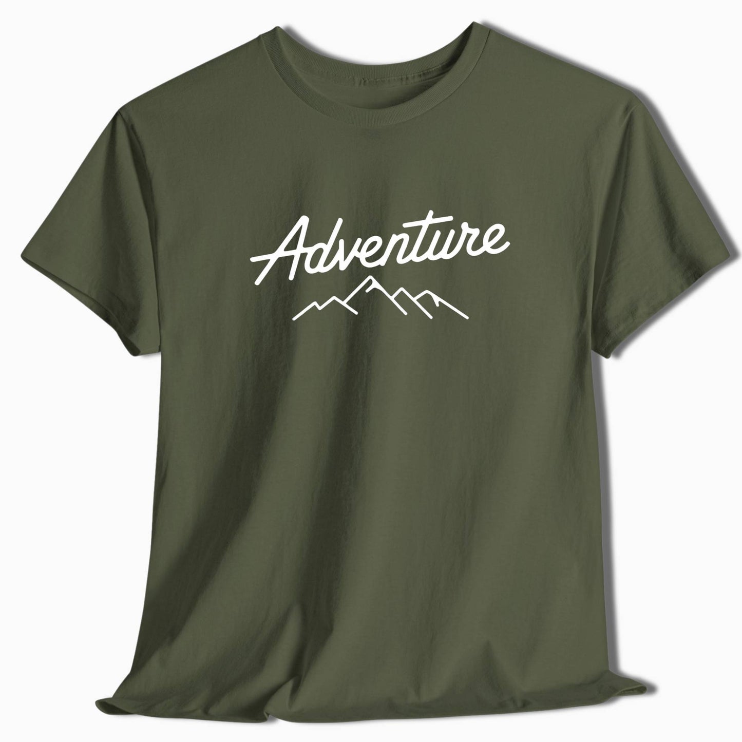 Hiking Shirt - Adventure Mountain Silhouettes - t10a25