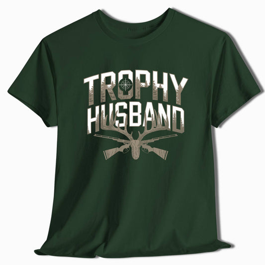Trophy Husband T-Shirt Hunting Graphic Tee - t119a25