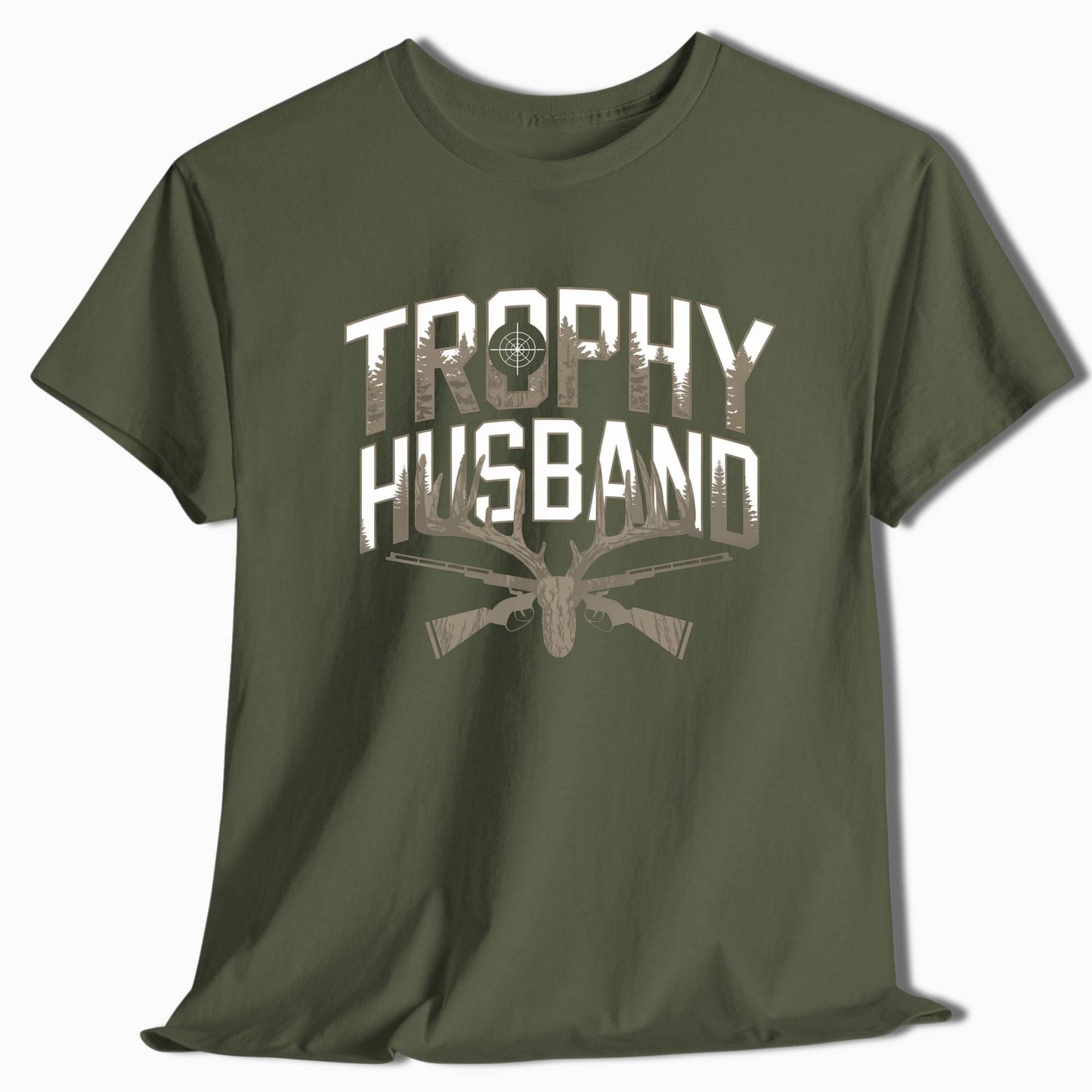 Trophy Husband T-Shirt Hunting Graphic Tee - t119a25