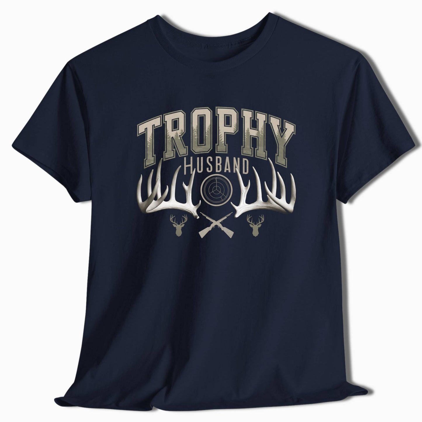 Trophy Husband T-Shirt Hunting Graphic Tee - t120a25