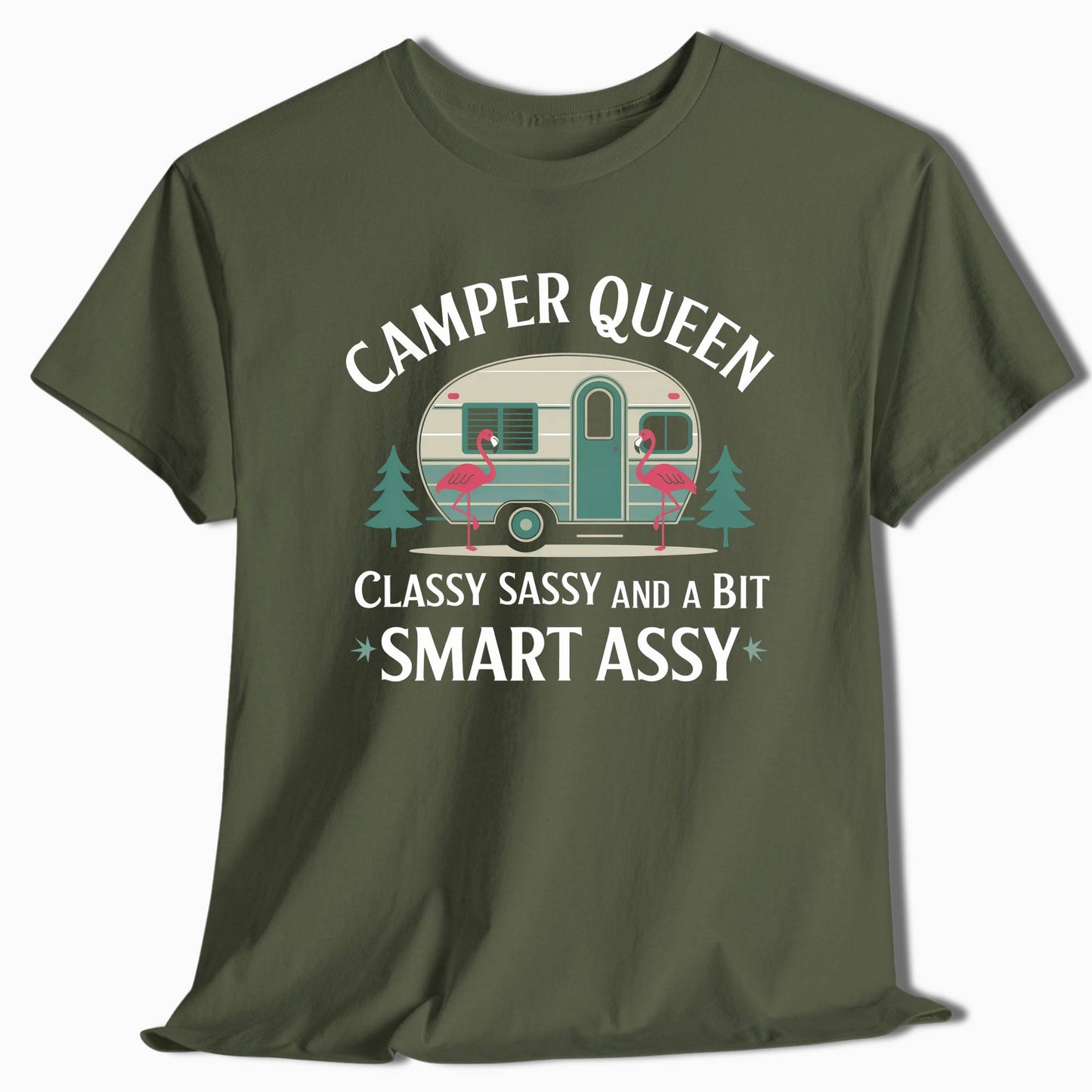 Camping T-Shirt Camper Queen - t128a25