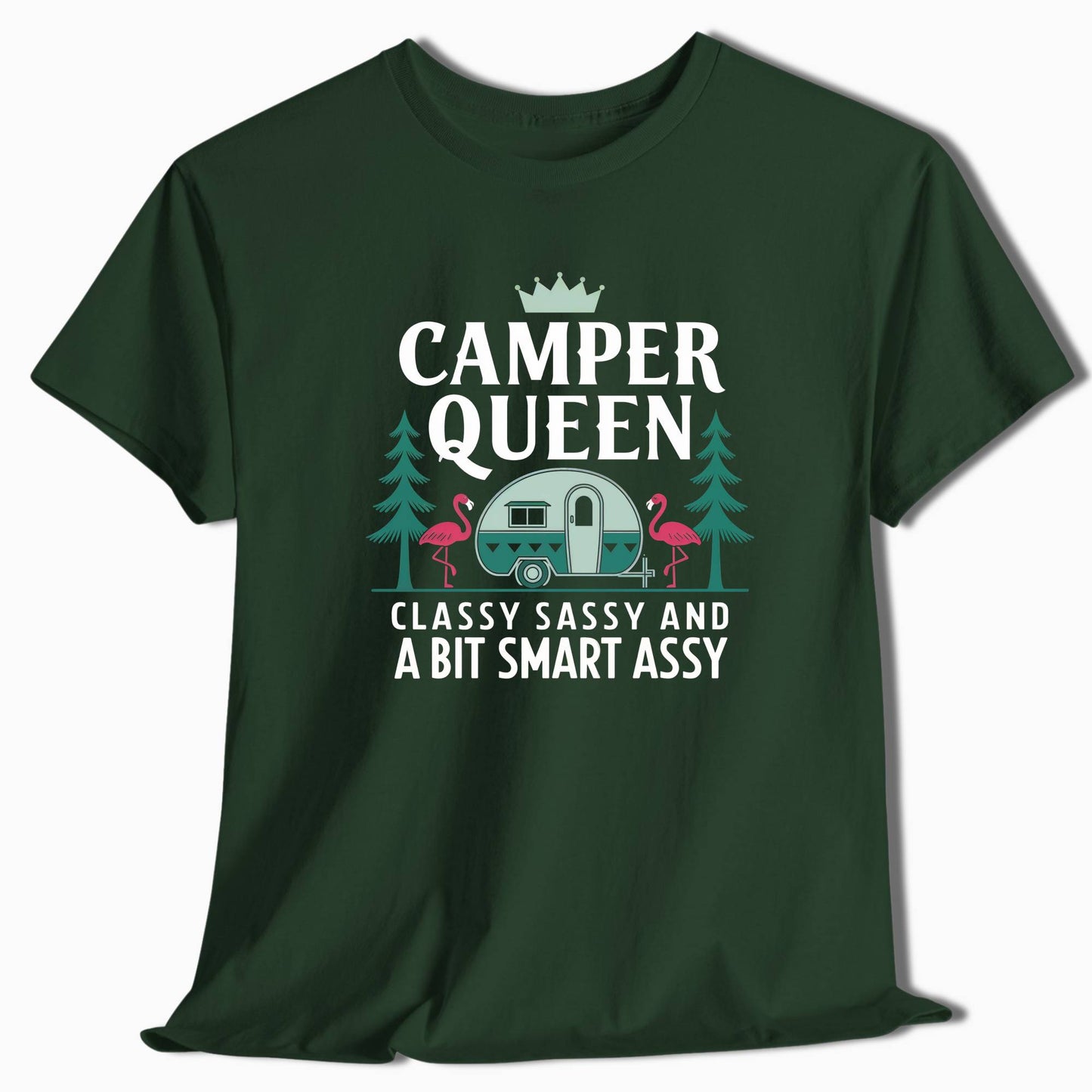 Camping T-Shirt Camper Queen - t129a25