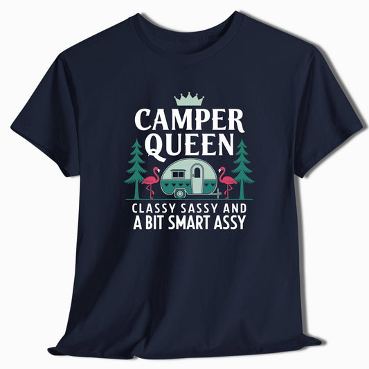 Camping T-Shirt Camper Queen - t129a25