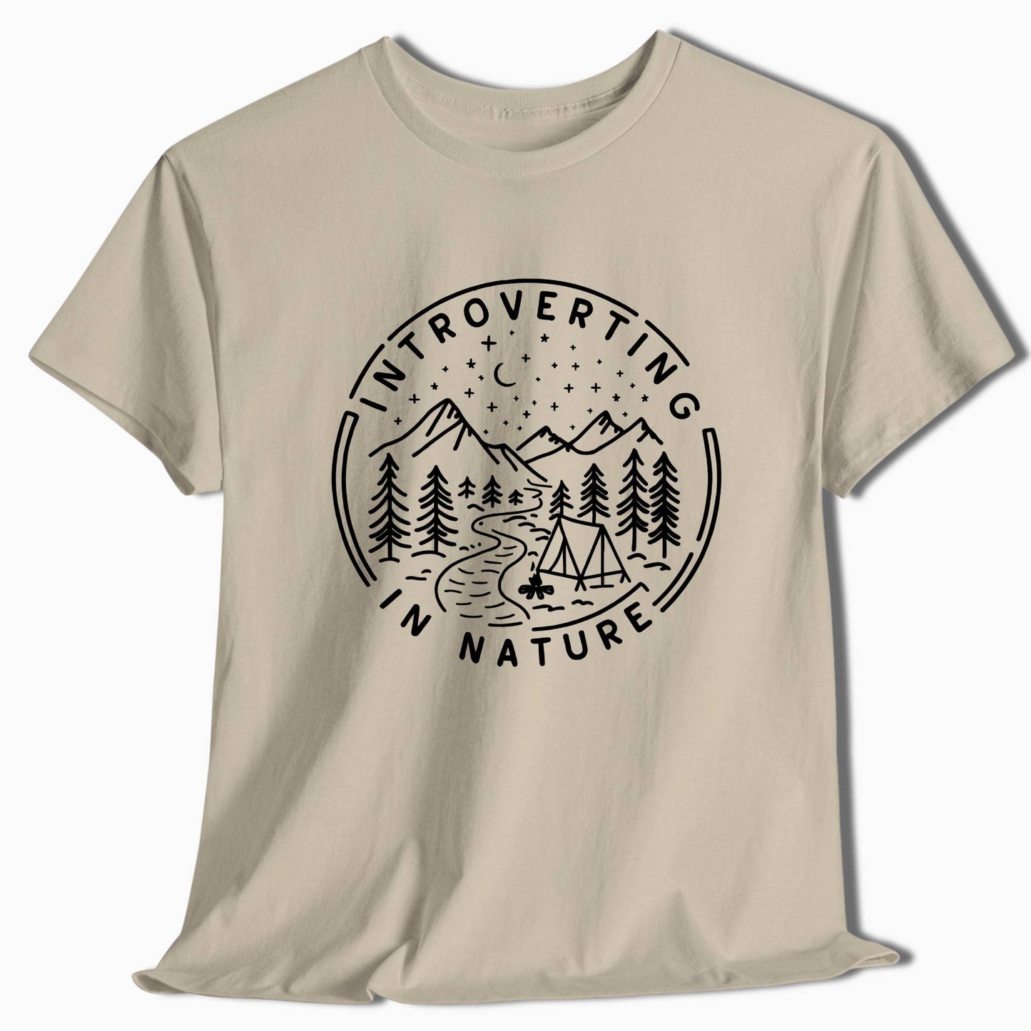 Camping Shirt - Introverting In Nature Camping Site - t12a25