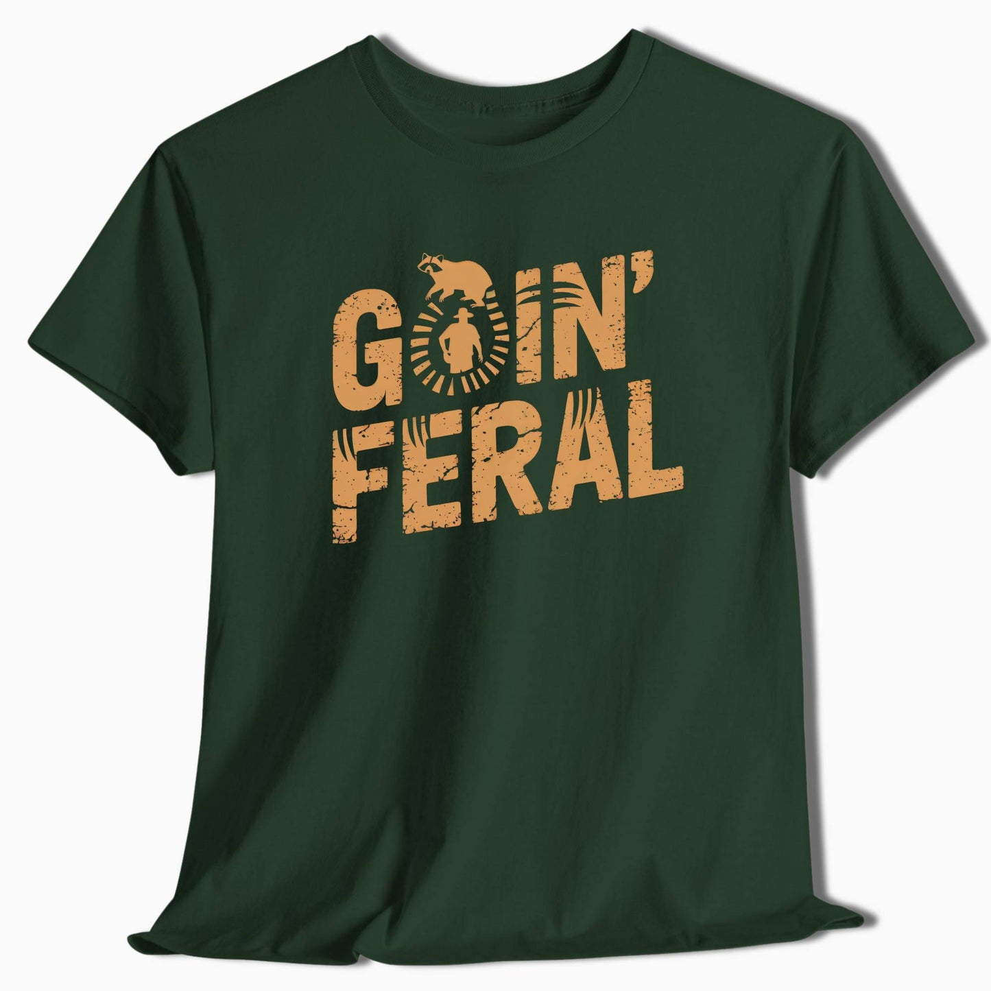 Camping T-Shirt Goin' Feral - t140a25
