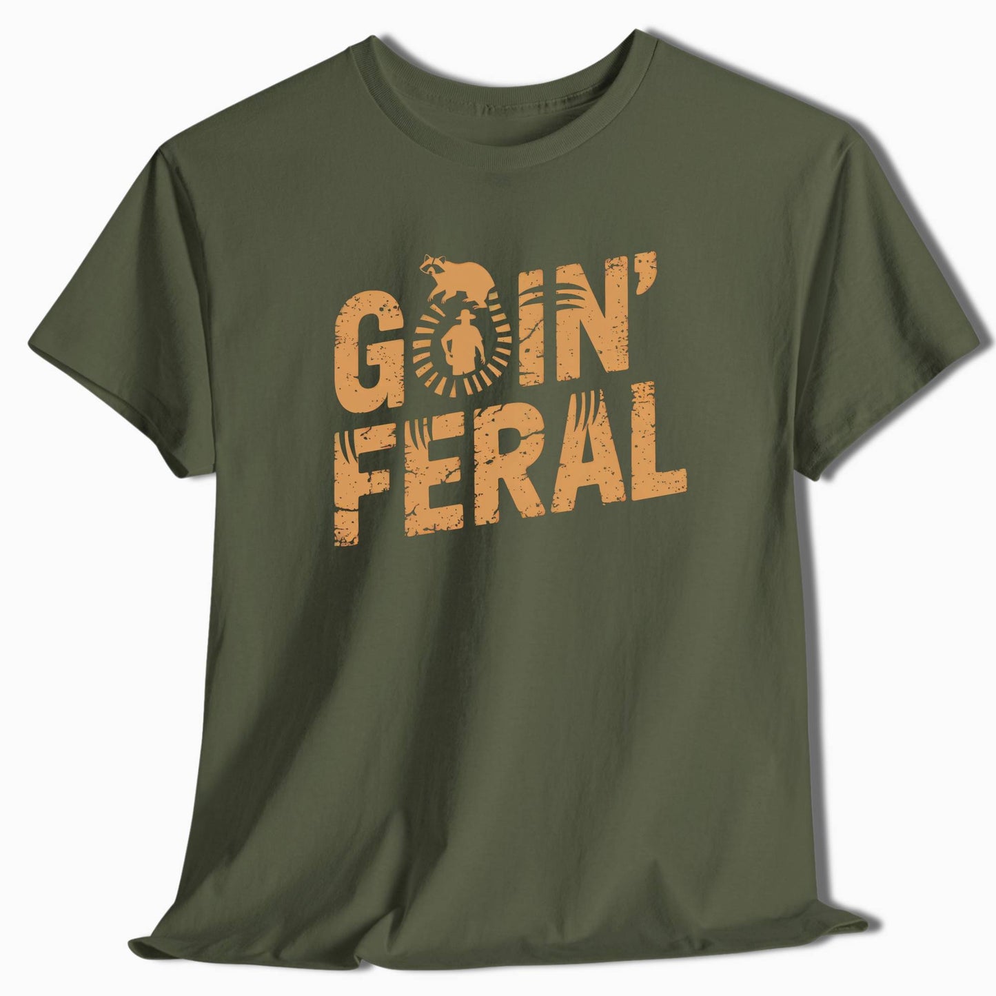 Camping T-Shirt Goin' Feral - t140a25