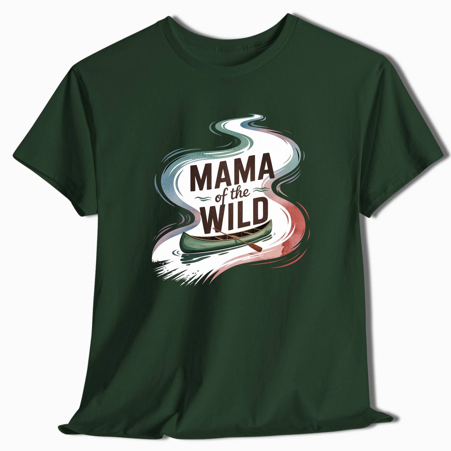 Camping T-Shirt Mama of the Wild Canoe - t144a25