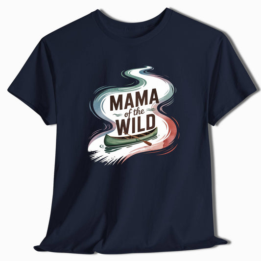Camping T-Shirt Mama of the Wild Canoe - t144a25