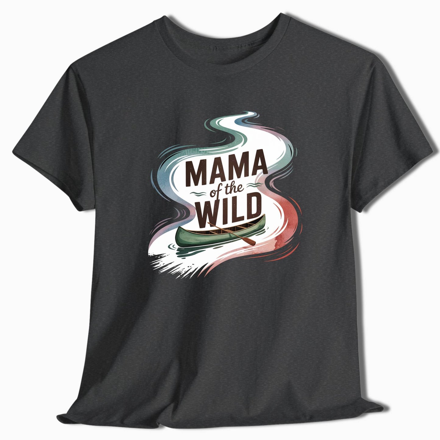 Camping T-Shirt Mama of the Wild Canoe - t144a25