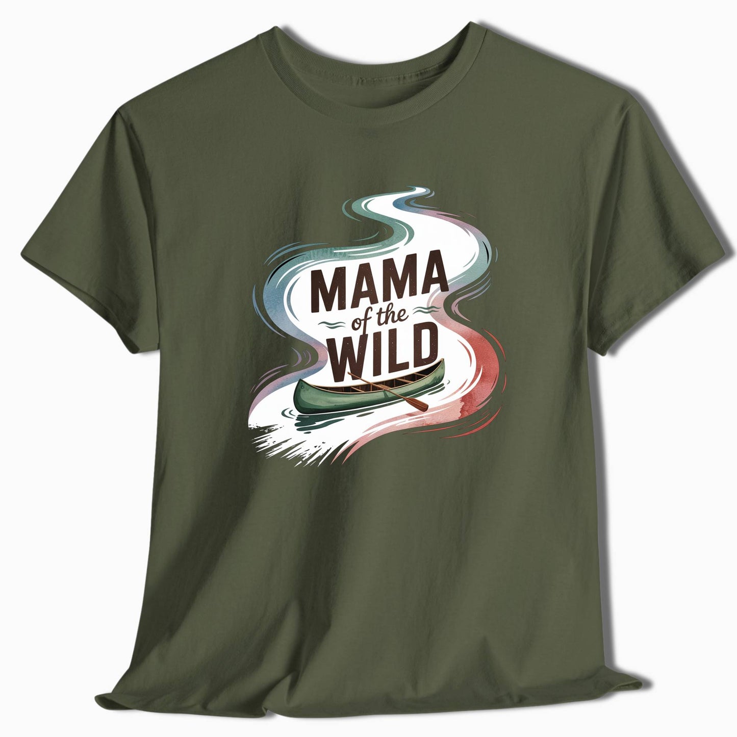 Camping T-Shirt Mama of the Wild Canoe - t144a25