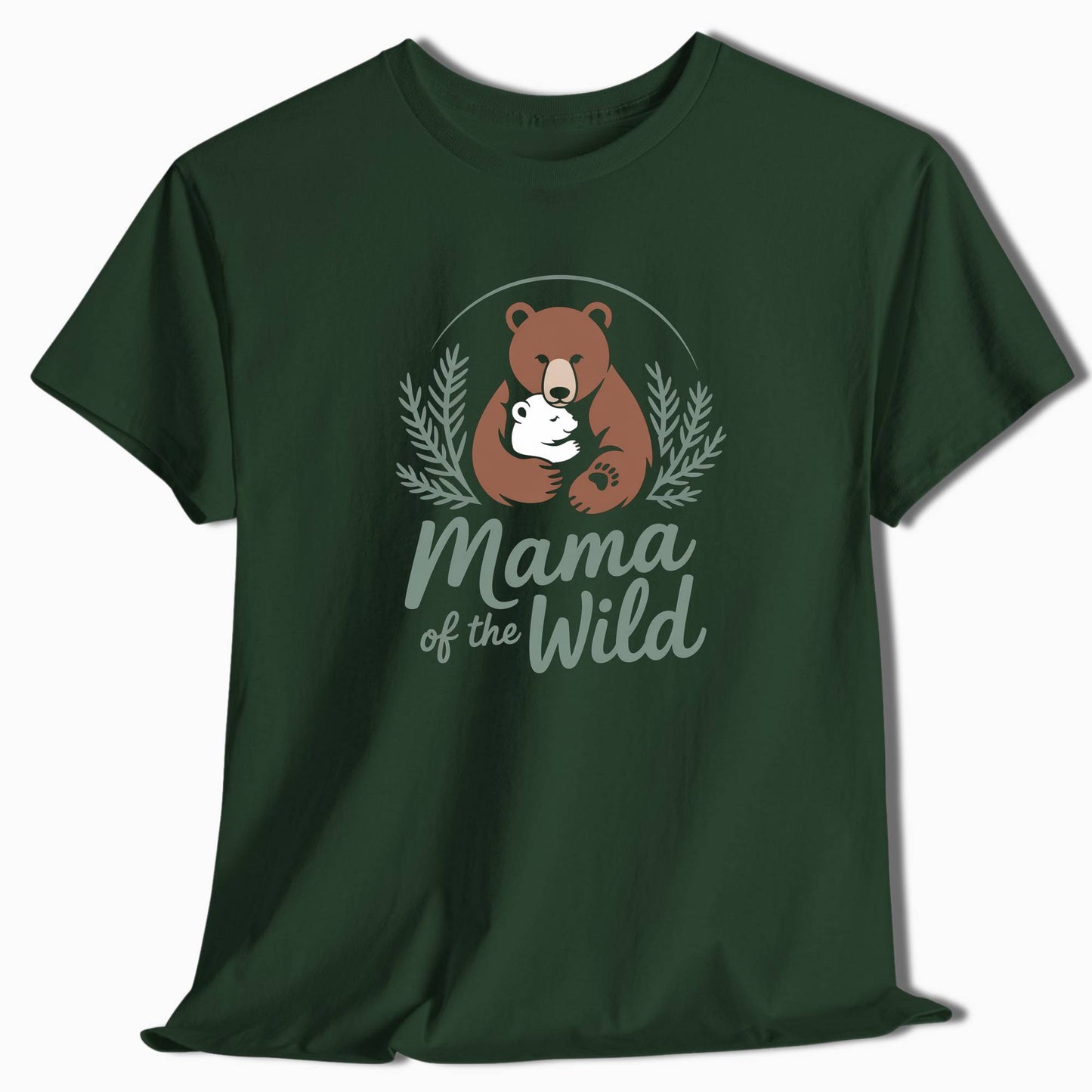 Camping T-Shirt Mama of the Wild Bear - t145a25