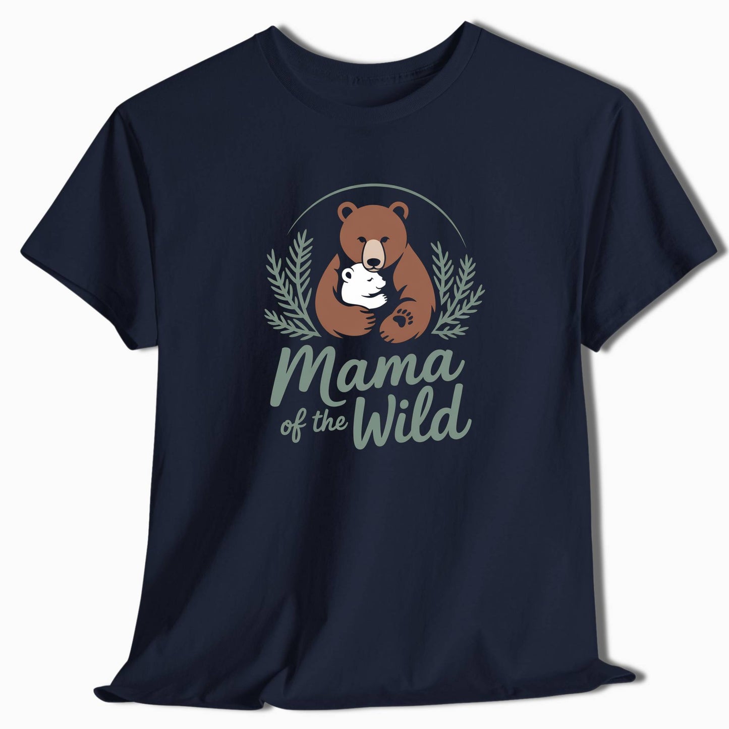 Camping T-Shirt Mama of the Wild Bear - t145a25