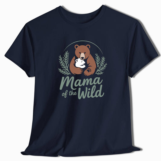 Camping T-Shirt Mama of the Wild Bear - t145a25