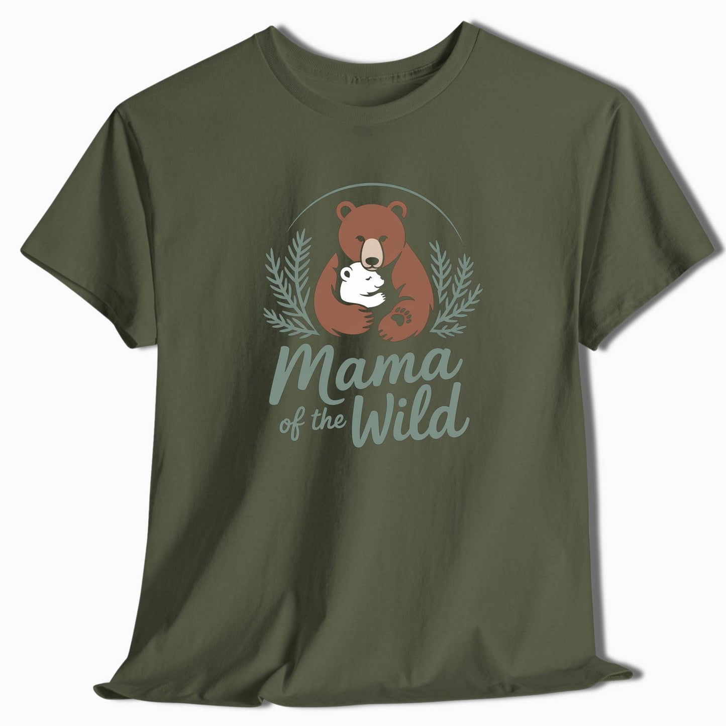 Camping T-Shirt Mama of the Wild Bear - t145a25