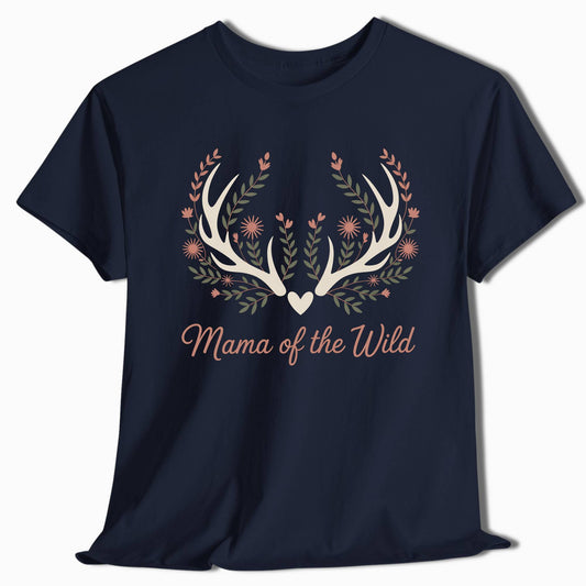 Camping T-Shirt Mama of the Wild Antler - t146a25