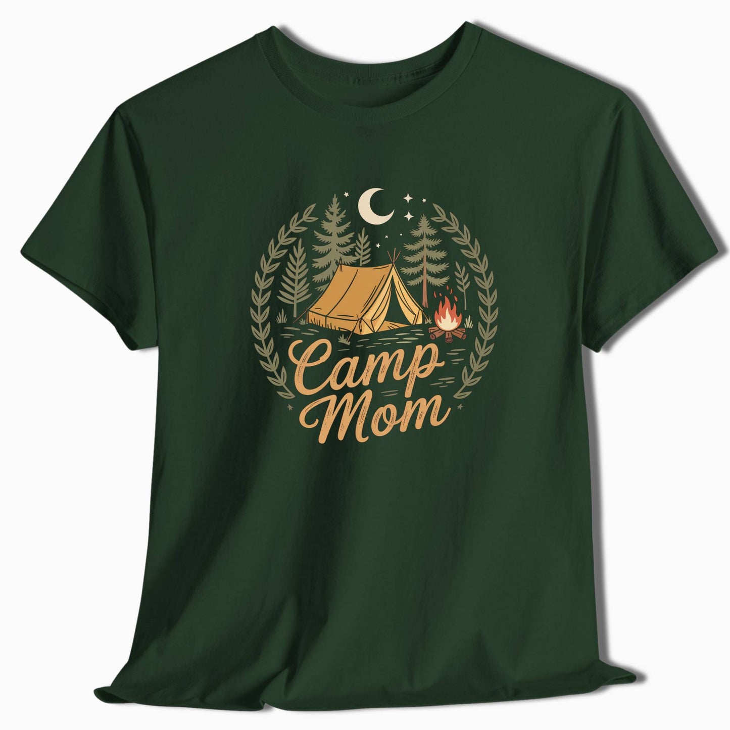 Camping T-Shirt Camp Mom - t153a25