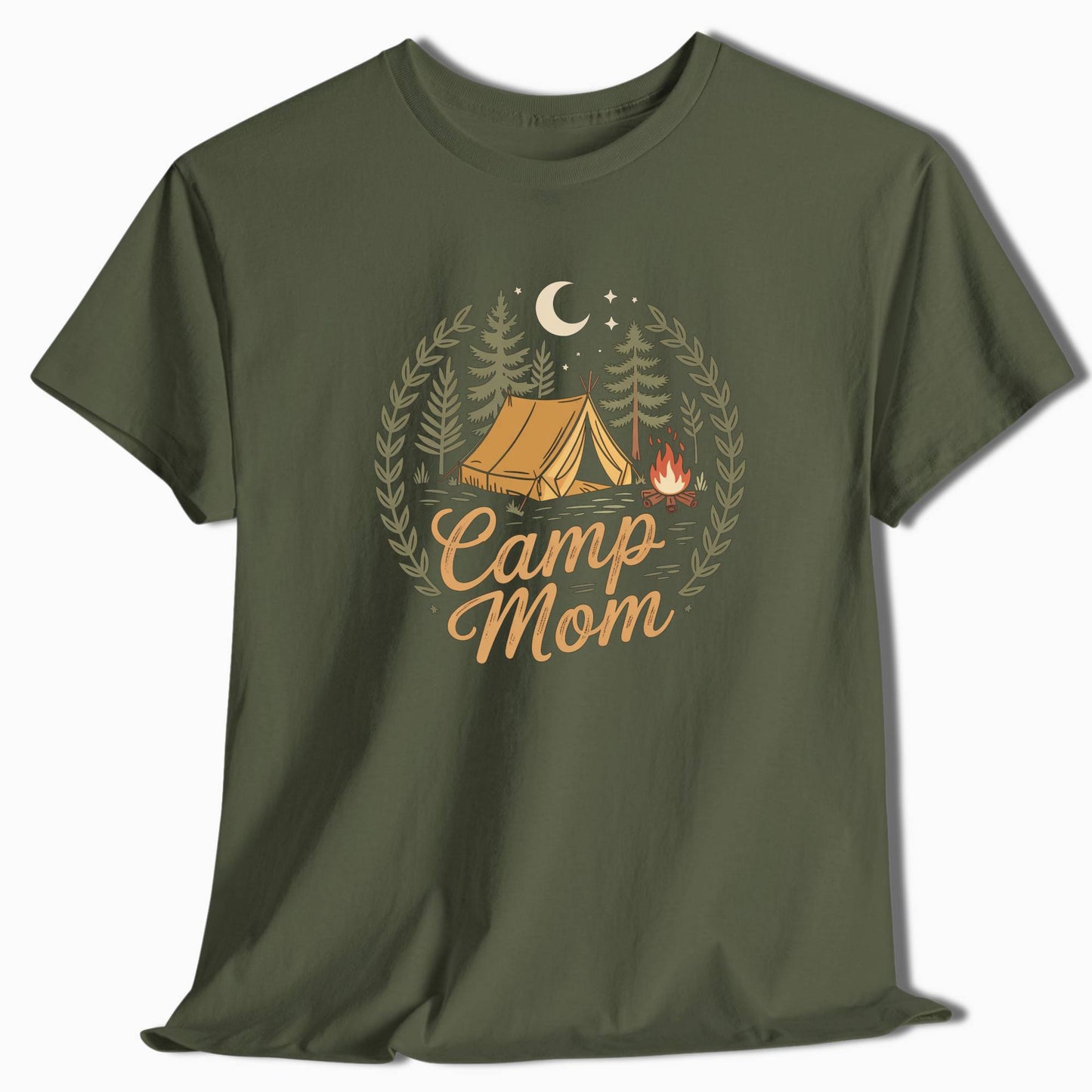 Camping T-Shirt Camp Mom - t153a25