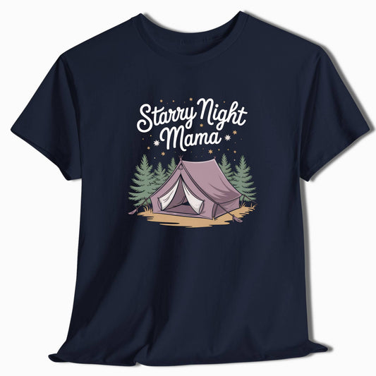 Camping T-Shirt Starry Night Mama - t158a25
