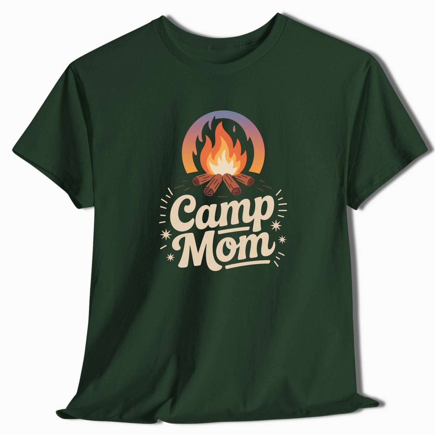 Camping T-Shirt Camp Mom Campfire - t159a25