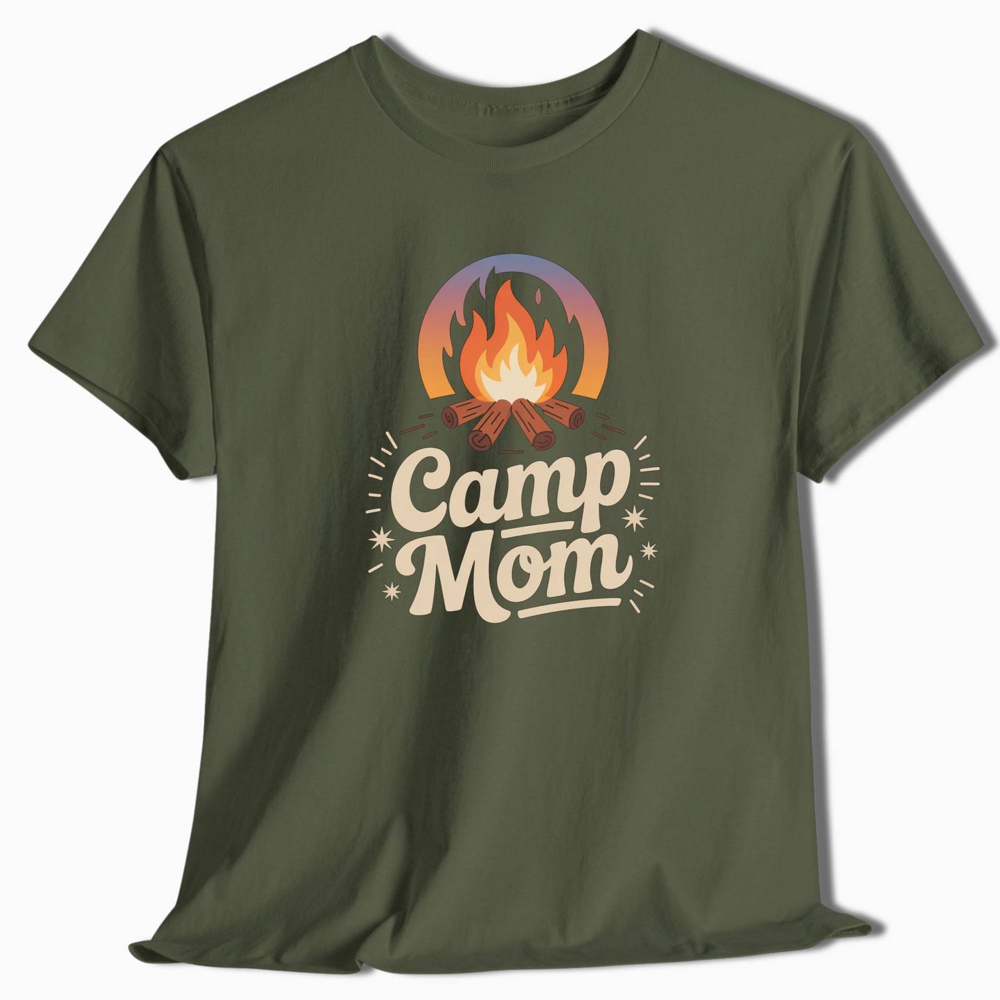 Camping T-Shirt Camp Mom Campfire - t159a25