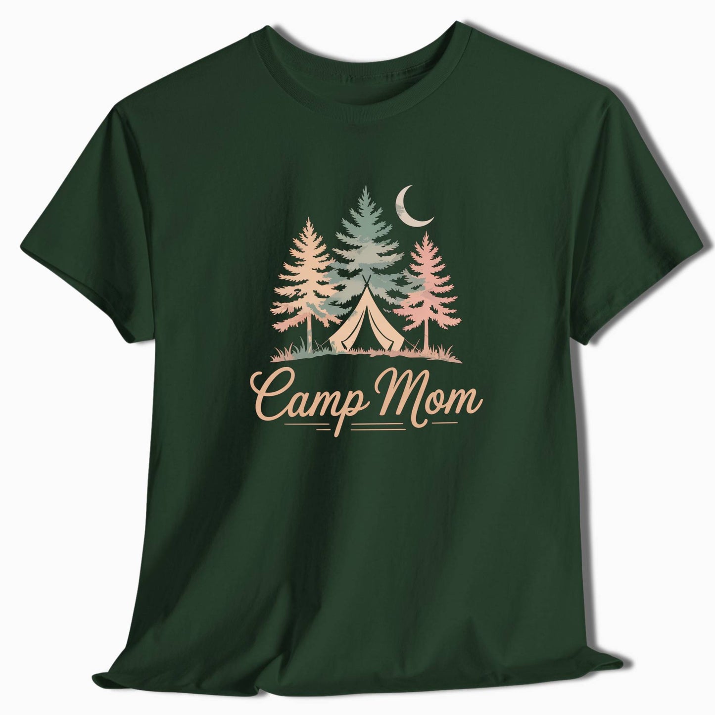 Camping T-Shirt Camp Mom - t163a25