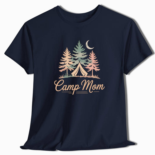 Camping T-Shirt Camp Mom - t163a25