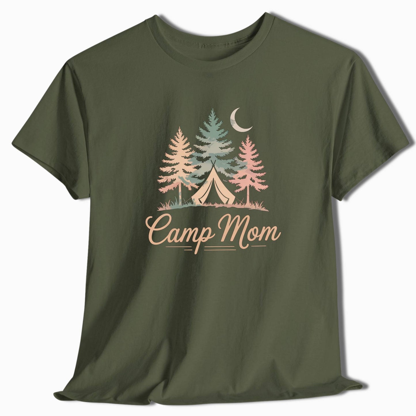 Camping T-Shirt Camp Mom - t163a25