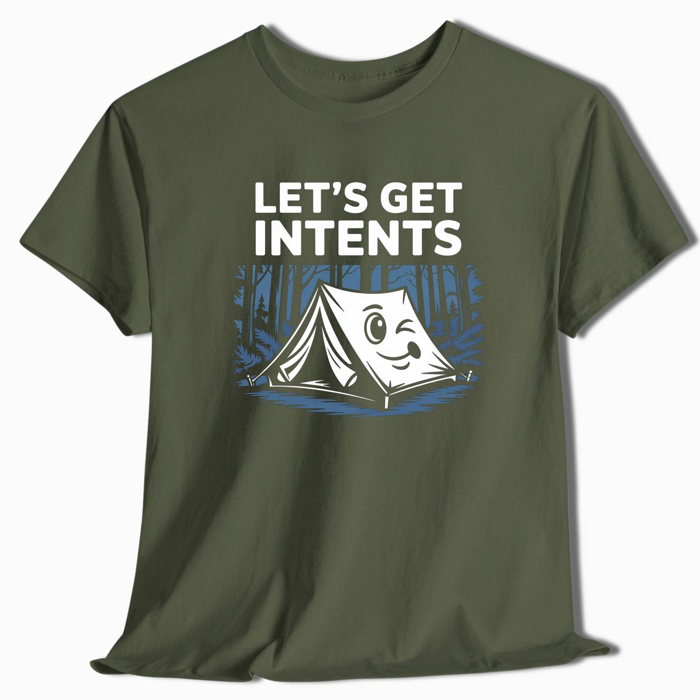 Camping T-Shirt Let's Get Intents - t169a25
