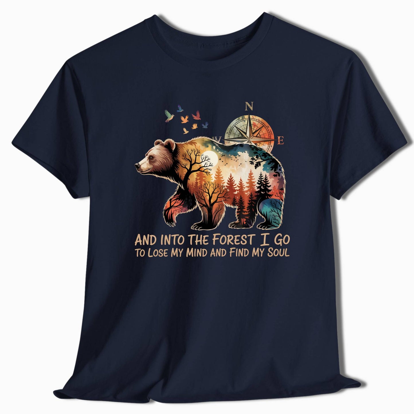 Hiking T-Shirt Into the Forest I Go - t172a25