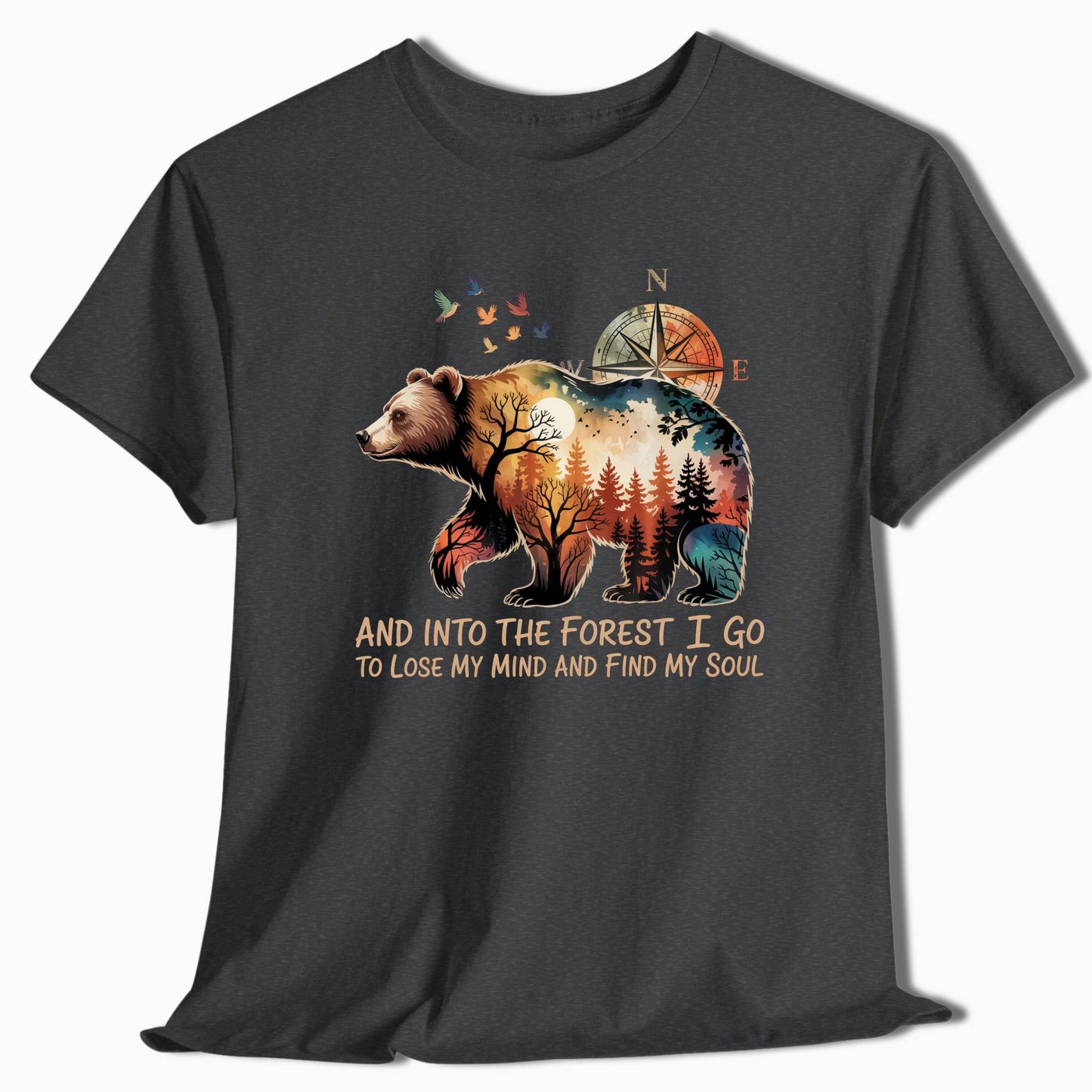 Hiking T-Shirt Into the Forest I Go - t172a25