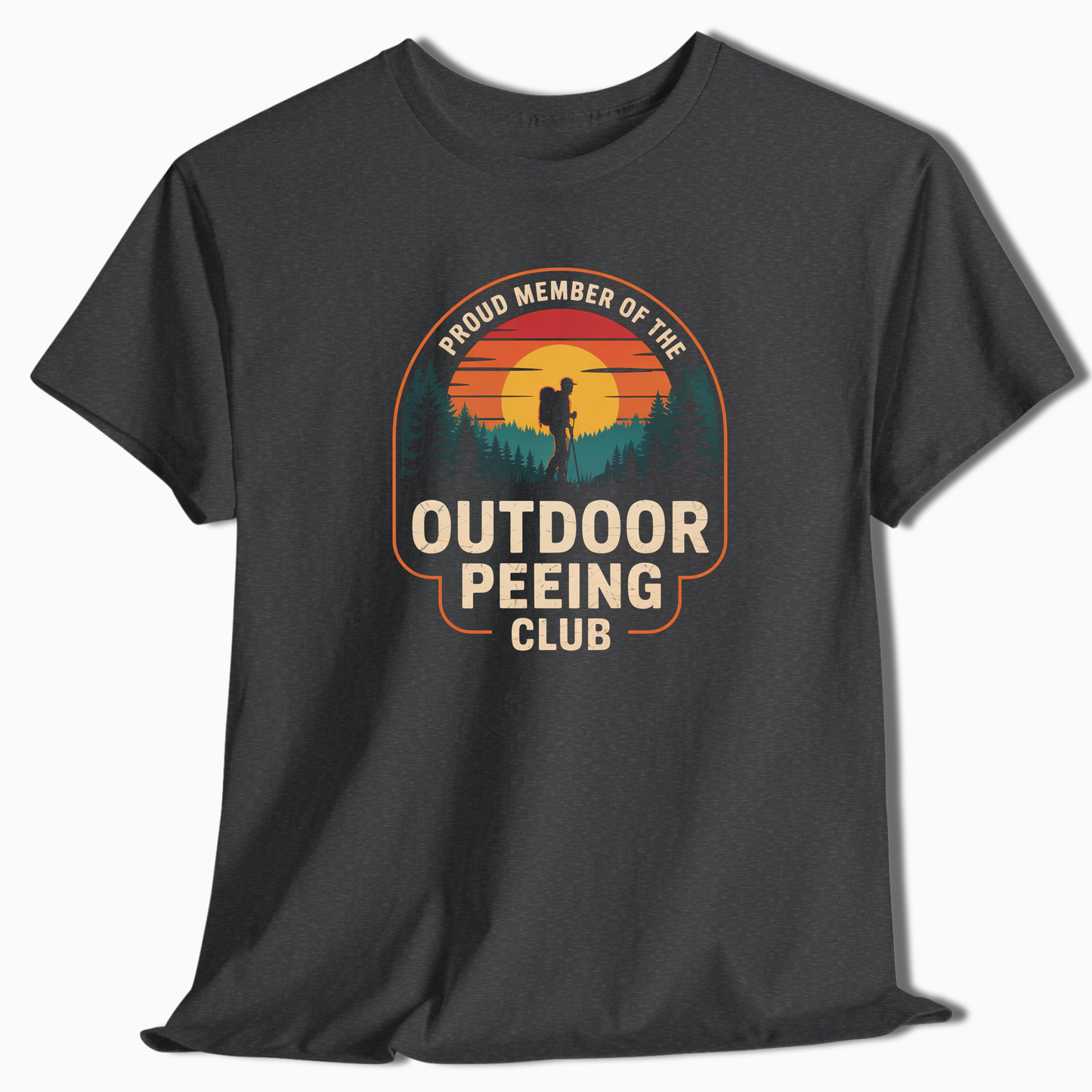 Proud Member Of The Outdoor Peeing Club - T-Shirt - t174a25