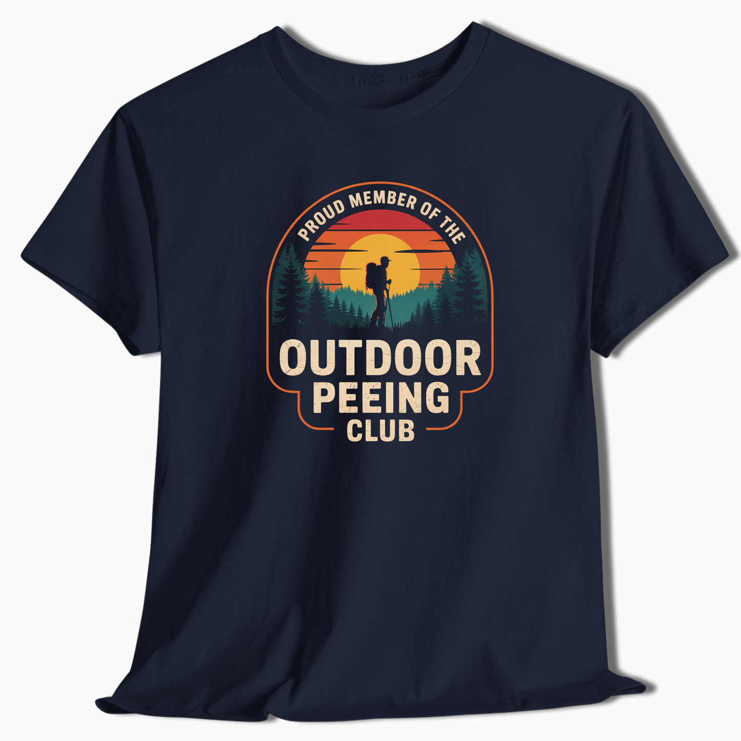 Proud Member Of The Outdoor Peeing Club - T-Shirt - t174a25