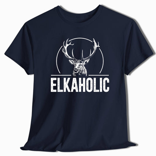 Funny Elk Hunting Shirt - ElkaHolic - t17a25