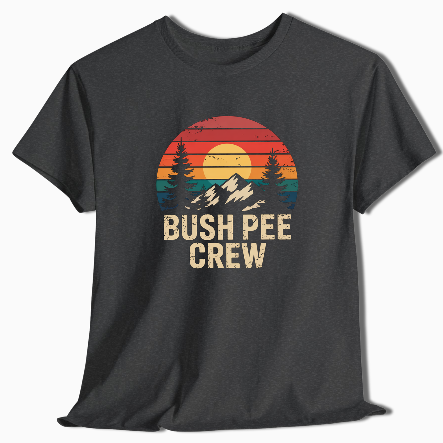 Bush Pee Crew - T-Shirt - t182a25