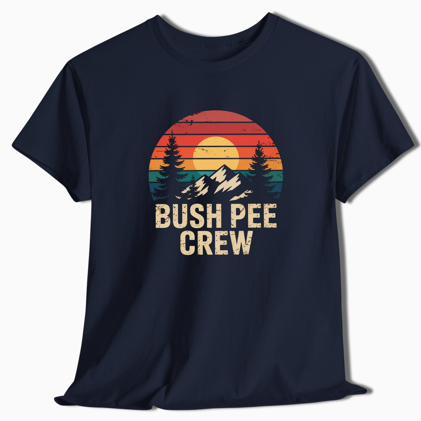 Bush Pee Crew - T-Shirt - t182a25