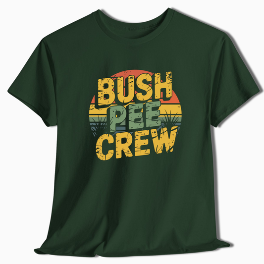 Bush Pee Crew T-Shirt - t198a25