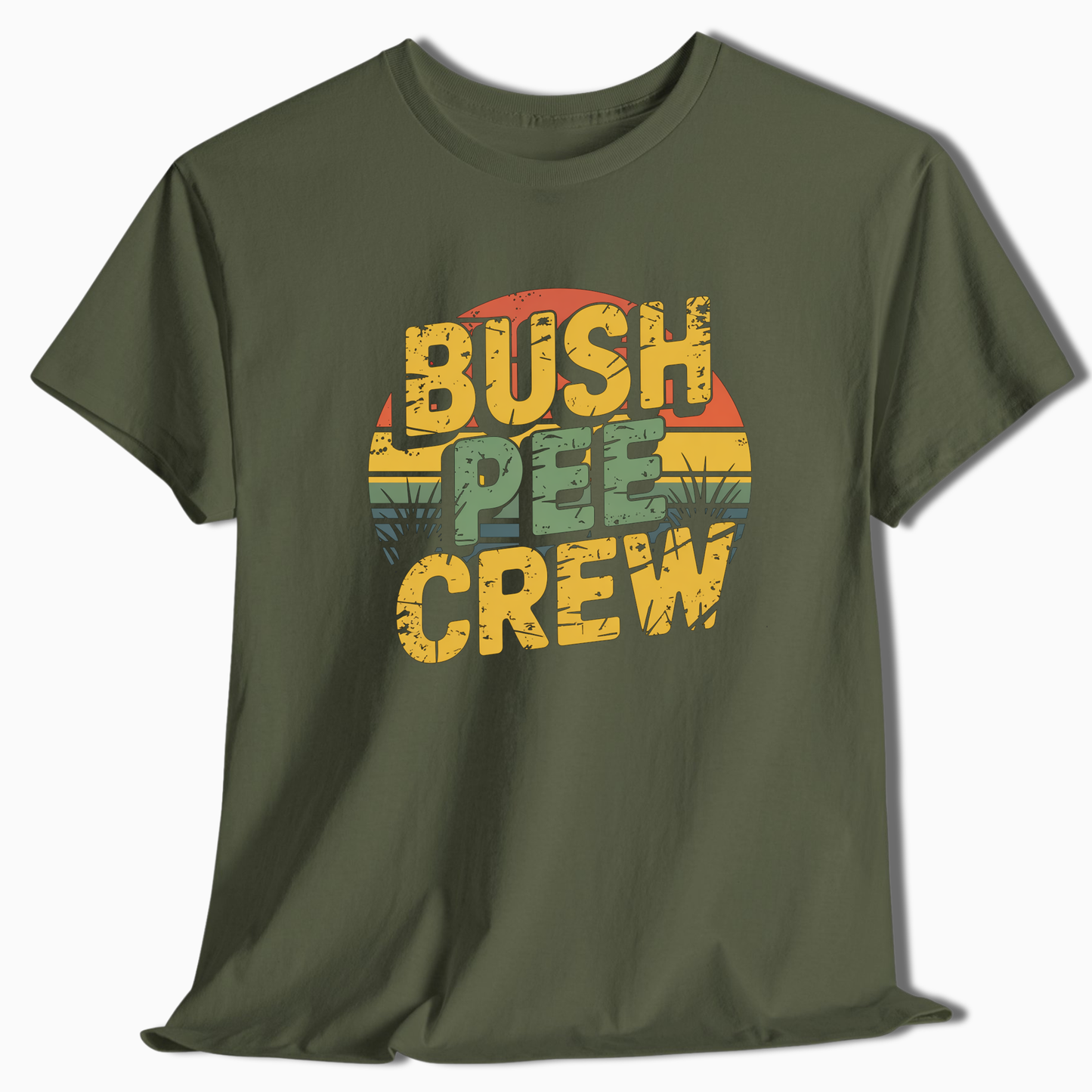Bush Pee Crew T-Shirt - t198a25