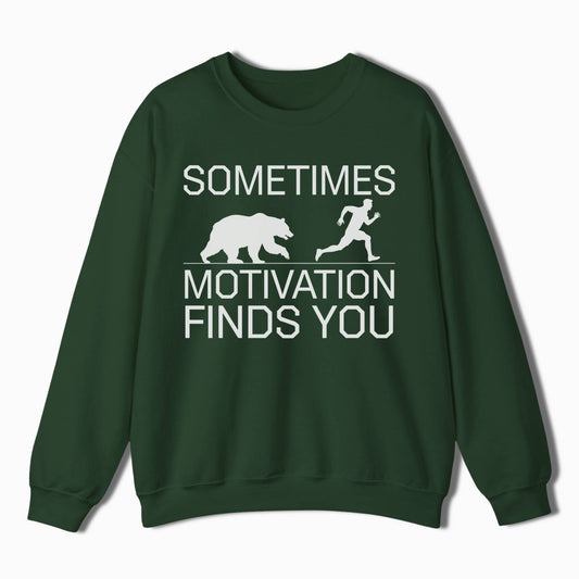 Hiking Sweater Motivation Finds You - t1a25