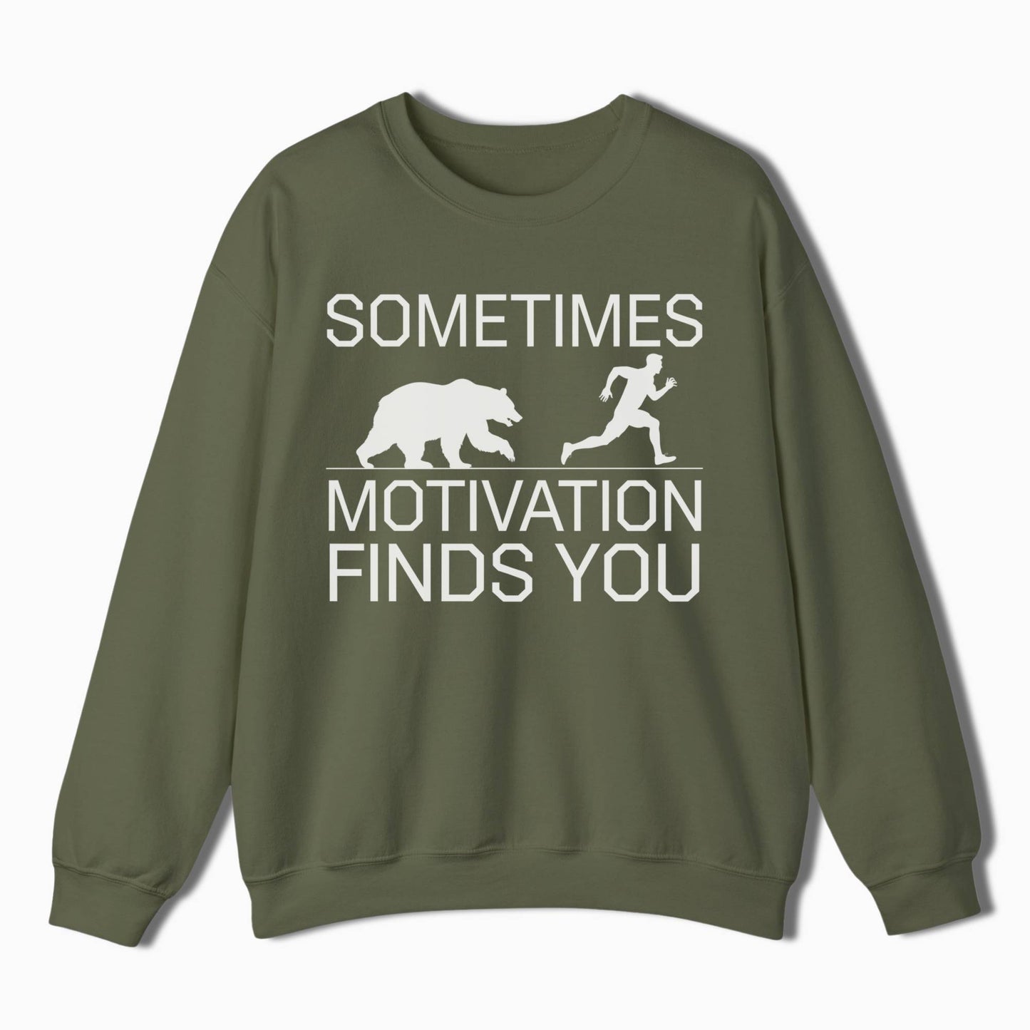 Hiking Sweater Motivation Finds You - t1a25