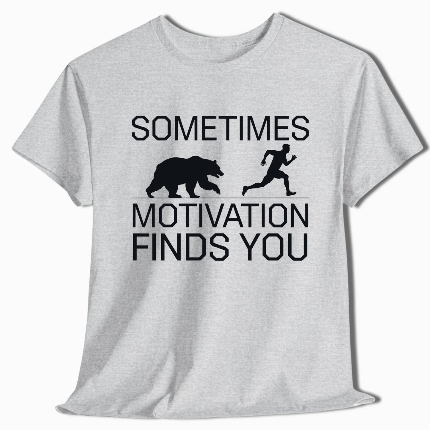 Hiking T-Shirt Motivation Finds You - t1a25