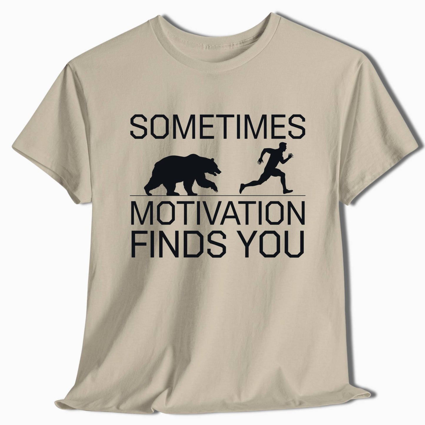 Hiking T-Shirt Motivation Finds You - t1a25