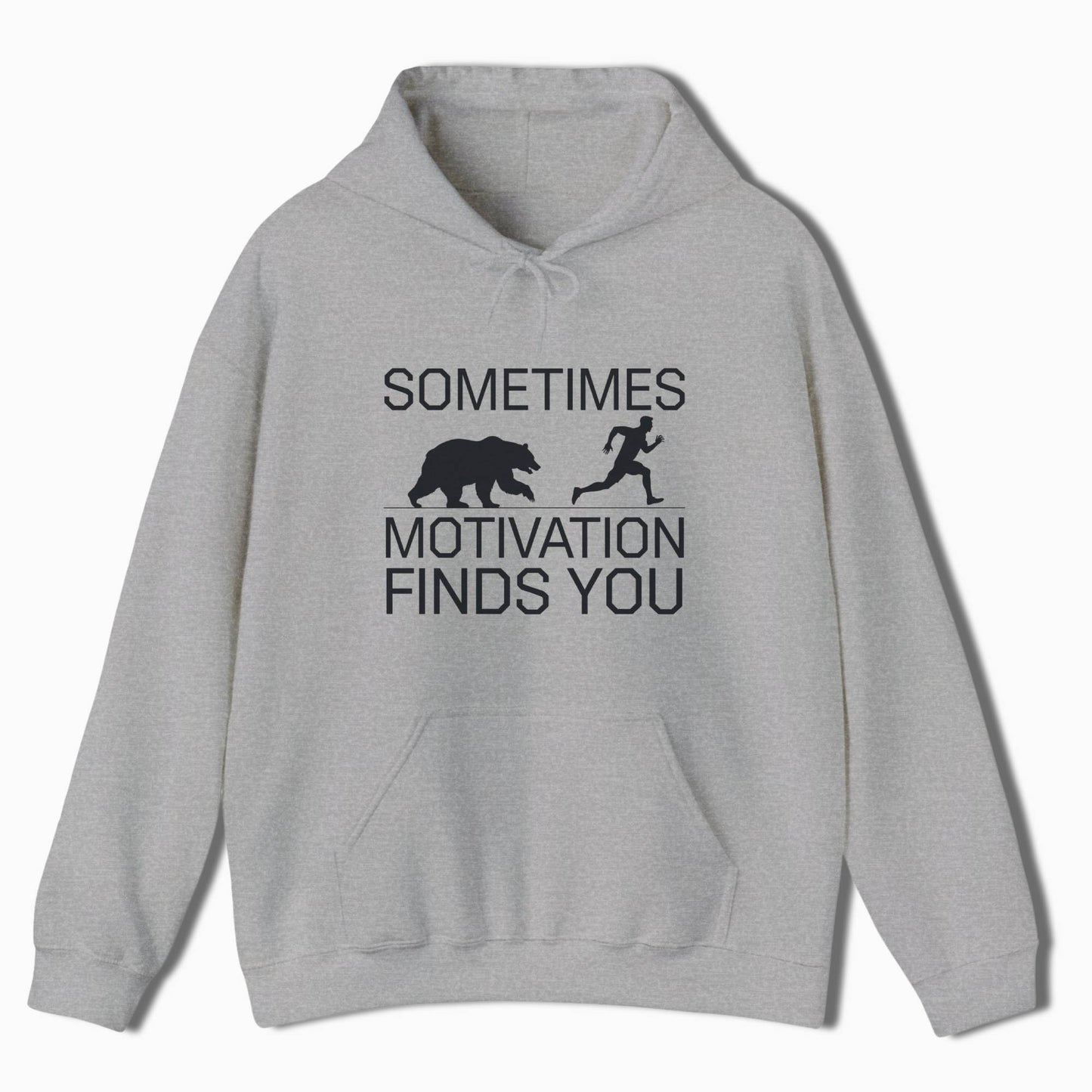 Hiking Hoodie Motivation Finds You - t1a25