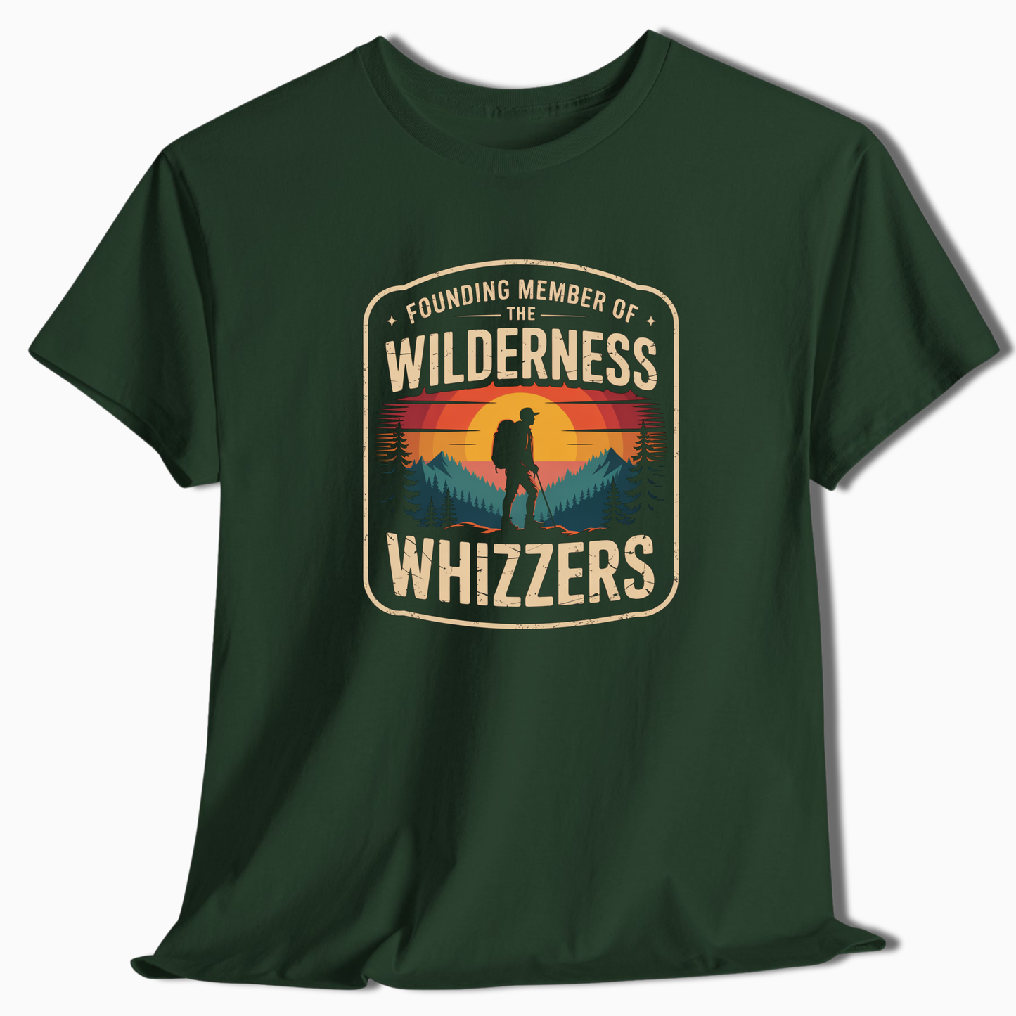 Founding Member Of The Wilderness Whizzers T-Shirt - t201a25