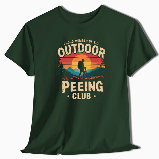 Proud Member Of The Outdoor Peeing Club T-Shirt - t203a25